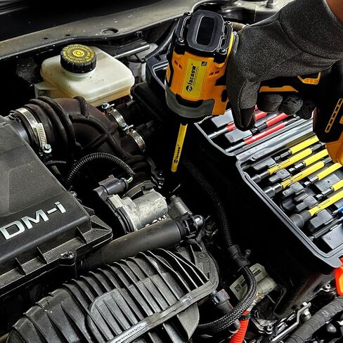 Impact Socket Adapter Set, 3/8, 1/4, 1/2 Drill Socket Adapter with Spin Sleeves, Impact Driver Socket Adapter, 40cv High-durability Steel, Color-coded (6pack) in Kuwait