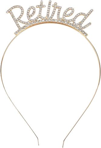 Semato Retirement Gift for Woman Retirement Sash & Retired Tiara Kit Happy Retirement Party Decorations Best Retirement Gifts in Saudi Arabia