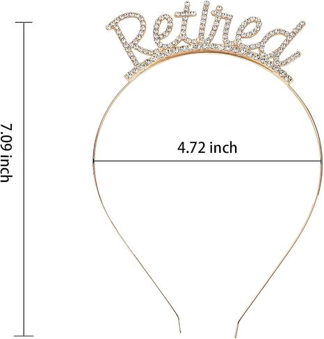 Semato Retirement Gift for Woman Retirement Sash & Retired Tiara Kit Happy Retirement Party Decorations Best Retirement Gifts in Saudi Arabia