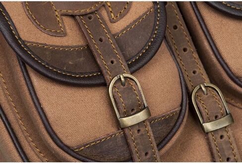Tough1 Canvas Trail Bag with Leather Accents - Sage in Saudi Arabia