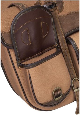 Tough1 Canvas Trail Bag with Leather Accents - Sage in Saudi Arabia