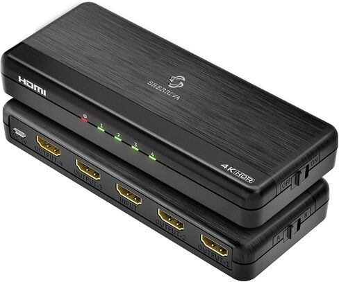 موزع HDMI 4K@60 هرتز 1 في 2 مع خاصية تقليل الحجم الذكي HDR HDCP 2.2 إدارة EDID ودعم 1080p و3D in Kuwait