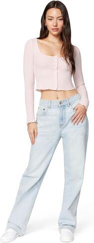 سترة صوفية نسائية من Florence by Mills من Fluffy Snuggle Micro Thermal Baby بأزرار أمامية in Kuwait