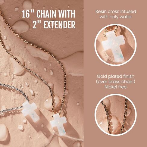 Holy Water Inspirational Necklace For Women In Two Colors in Saudi Arabia