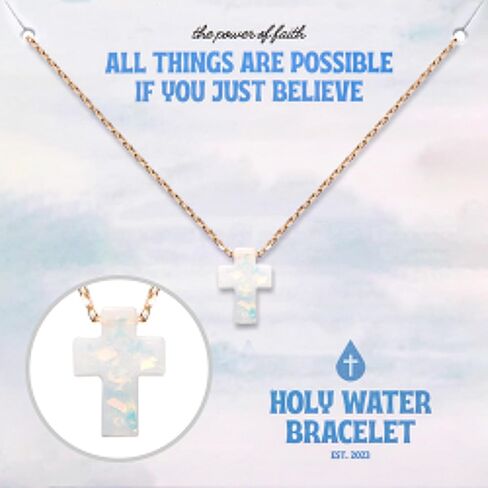 Holy Water Inspirational Necklace For Women In Two Colors in Saudi Arabia