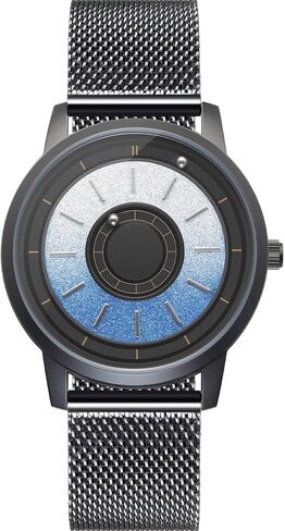 EUTOUR Men's Watch Magneto Watch Magnetic Watches Minimalist Unisex Quartz Watch with Stainless Steel Mesh Bracelet 40mm in Saudi Arabia