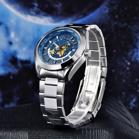 Pagani Design 1788 GMT Automatic Watches for Men High-end NH34 GMT Movement Stainless Steel Band 100M Waterproof Luxury Fashion Men's Watches with Dual Time Zone in Saudi Arabia