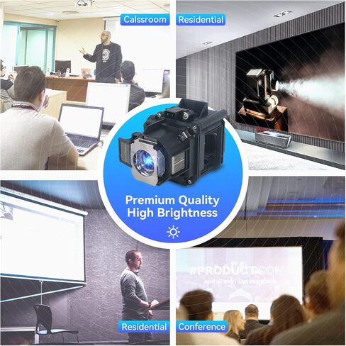 لإبسون ELPLP87 PowerLite 535W /PowerLite 530 /PowerLite 525W /PowerLite 520 536Wi EB-536Wi EB-530 EB-2040 EB-2040W EB-2140W استبدال المصباح الكهربي مع السكن in Saudi Arabia