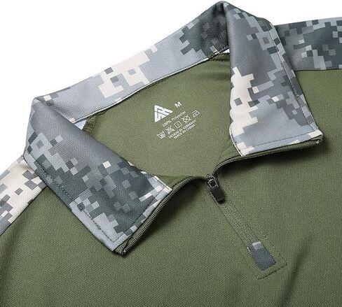 ZITY 2 Pack Mens Polo Shirts Short Sleeve Tactical Military Outdoor Sports Shirts in Saudi Arabia