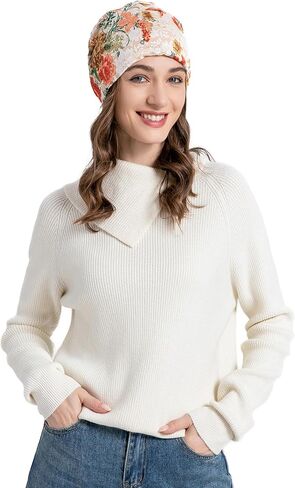 ZLYC Women Lightweight Fleece Slouchy Beanie Warm Winter Hat Chemo Headwear Cap in Saudi Arabia