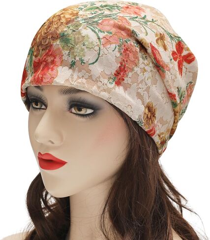 ZLYC Women Lightweight Fleece Slouchy Beanie Warm Winter Hat Chemo Headwear Cap in Saudi Arabia