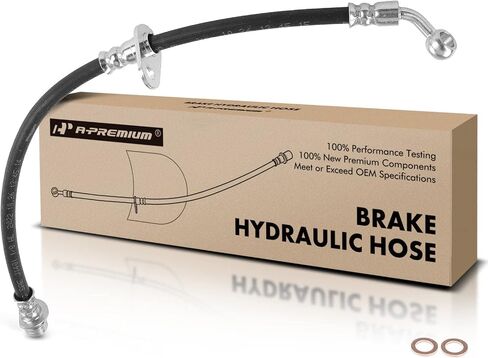 A-Premium Rear Passenger Brake Hydraulic Hose Compatible with Select Acura Models - TL 2009 2010 2011 2012 2013 2014 - Replace# 01466TK4A00 in Saudi Arabia