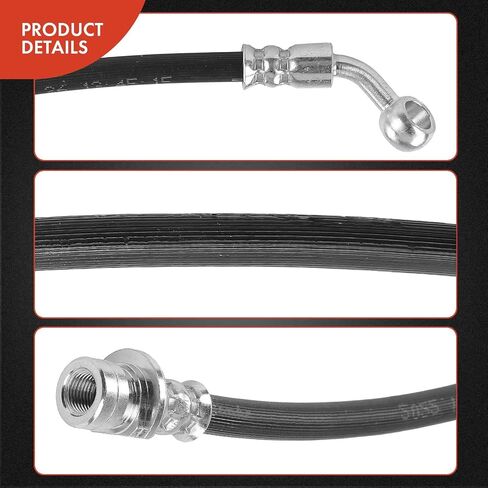 A-Premium Rear Passenger Brake Hydraulic Hose Compatible with Select Acura Models - TL 2009 2010 2011 2012 2013 2014 - Replace# 01466TK4A00 in Saudi Arabia