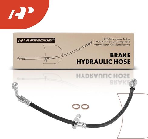 A-Premium Rear Passenger Brake Hydraulic Hose Compatible with Select Acura Models - TL 2009 2010 2011 2012 2013 2014 - Replace# 01466TK4A00 in Saudi Arabia