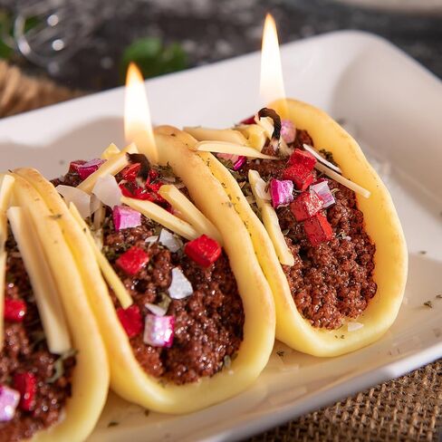 شمعة عطرية معطرة برائحة التاكو المكسيكية الواقعية in Kuwait