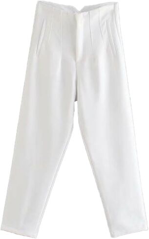 Allegra K Women's High Waisted Packets Business Work Office Casual Long Pants in Saudi Arabia