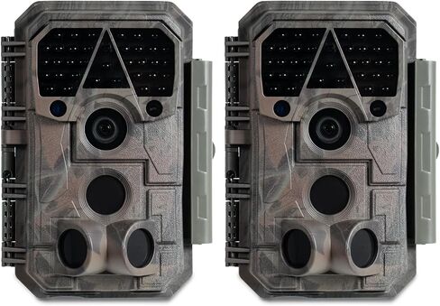 P70 Trail Camera, 64MP 1296p, No-Glow IR Night Vision, Motion Activated, Waterproof, Game Camera in Saudi Arabia