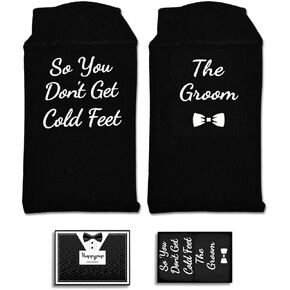 HAPPYPOP Wedding Day Mother of Groom Gifts - Mother of The Bride Socks, Groom Gifts, Father Socks