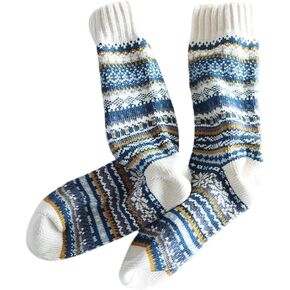 Nordic Thick Cotton Socks Men, Multicolor