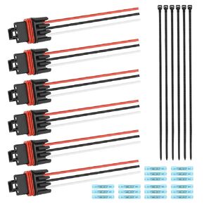 JAVIK Pulse Bus Bar Power Plug Pigtail Connector Fit for Polaris Ranger RZR General 570 1000 900 PRO RS1 Xpedition PRO-XD 2019-2024,OEM#4016007 4018346(Red/Blue/Black)