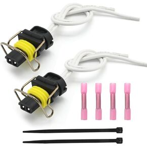 2 Pack VGT Solenoid and IPR Pigtail Harness, Replacement for 7.3L Power stroke IPR Valve, Replacement for 6.0L Power Stroke Turbo VGT Solenoid and IPR Valve