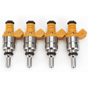 Fuel Injectors 0K30E13250 0K30E-13250 Compatible with Kia Rio 2001-2004 1.6L 1.5L (pack of 4)