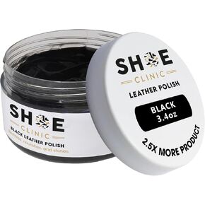 Leather Polish | 100ml / 3.4oz | Leather Shoe Cream | Recolor & Condition Leather Shoes & Boots | Available in 7 Colors