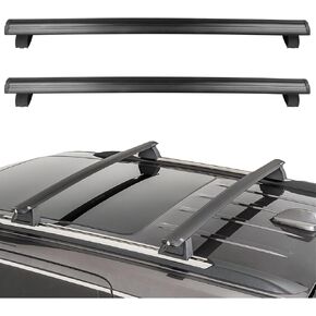 OCPTY Roof Rack Cross Bars Fit for Jeep Grand Cherokee 2011 2012 2013 2014 2015 2016 2017 2018 2019 2020 2021 with Grooved Side Rails Cargo Bars for Cargo Carrier Bag,Not fit SRT and Altitude Models