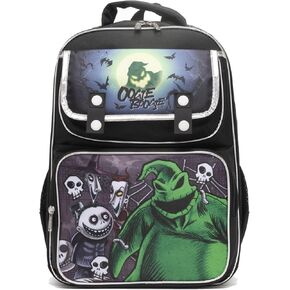 Ruz - Nightmare Before Christmas Oogie Boogie Large School backpack with Padded Back and Adjustable Straps, A28254