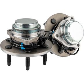 Torchbeam 515054 Front Wheel Bearing & Hub Assembly Replacement for 1999-2004 Silverado 1500, Sierra 1500; 2000-2006 Tahoe, Suburban 1500, Yukon; 2003-2013 Express 1500 2 PCS