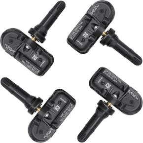 TPMS Sensor Tire Pressure Sensor Replacement Sensors 434MHz Compatible with 2014-2018 Jeep Cherokee Dodge Ram 1500 2500 3500 Replaces 68249197AA 68239720AA 4-Pack