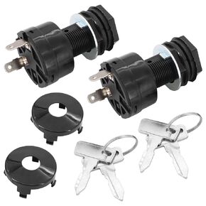 Dokili Starter Ignition Switch with Keys 1025086-01 for Club Car Preced.ent Electric 2004-Up and 2018-UP Tem.po Golf Cart 2Pack