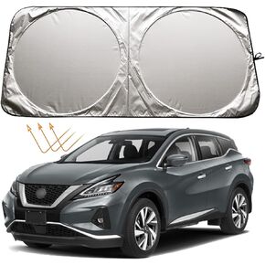 XHRING Windshield Sun Shade Window Sunshade for Nissan Titan Murano Frontier Pathfinder Armada Xterra Toyota Sequoia Accessories