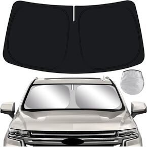 Car Sun Shade for Chevrolet Chevy Tahoe 2021 2022 2023 2024 Auto Interior Accessories Foldable Sunshade Windshield Visor Cooler Protector Front Windows Cover Shield