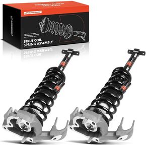 A-Premium Front Pair (2) Complete Strut & Coil Spring Assembly Compatible with Cadillac CTS Base 2003 2004 2005 2006 2007, RWD, Driver and Passenger Side