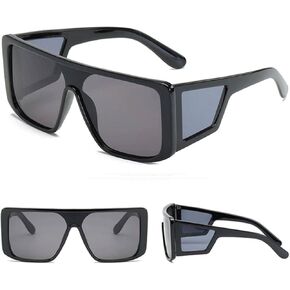 Men’s and Women’s Wrap Around Sunglasses Fit Over Glasses Side Shields Fun Cool y2k Designer Square Shades