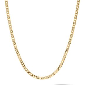 MVMT Men's Jewelry - Fashion Accessory - Ionic Plated Steel 3MM Chain Necklace - Gold Plated