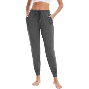 Women's Pajama Pants Casual Pajama Joggers Pant Soft Knit Yoga Bottoms Pj Bottom with Pockets S-XXL