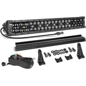 50'' LED Light Bar with Wiring Harness and Black Cover, RFROAD LIGHTING 660W Triple Row Combo Off-Road LED Driving Light LED Work Light Bar for Truck Pickup SUV Jeep Bronco Toyota Can-Am, Waterproof