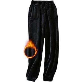 سروال بيجامة حريمي من Springrain سروال منفوش مريح من الصوف الدافئ مع جيوب in Kuwait