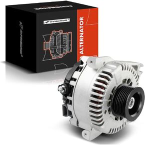 A-Premium Alternator Compatible with Ford F-150 1999-2003, F-150 Heritage 2004, V8 5.4L, 130Amp 12V Clockwise 8-Groove Pulley, Replace# XL3U10300AA, 1L3T-10300-AB, XL3U-10300-AA