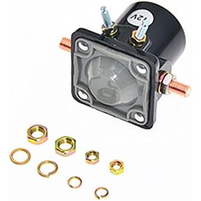 Starter Solenoid Fit for OMC Marine Johnson Evinrude Outboard 383622 395419 582708 586180 47886 47886T 18-5808 3217124 0395419 380095 SMR6003, Black