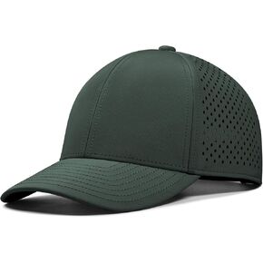 Performance Snapback Hats for Men Women,6 Panel Baseball Cap,Golf,Running,Workout