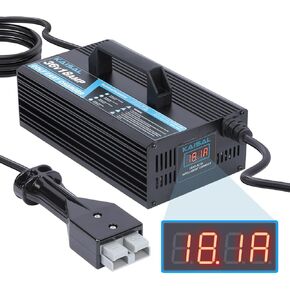 36 Volt Golf Cart Battery Charger for EZGO Marathon Golf Carts 18AMP 36V Golf Cart Charger EZGO Charger 36 Volt EZ GO Charger with Anderson SB-50 Plug, Trickle Charge, 5-7 Hours Full Charge, 16FT Cord