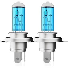 Light Bulbs Fit For Ford Focus 2000-2004,9003 High Low Beam High Performance Halogen Headlight Bulb Combo, 6000K White Light, Pack of 2