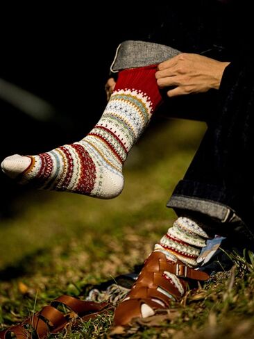 Nordic Thick Cotton Socks Men, Multicolor in Saudi Arabia