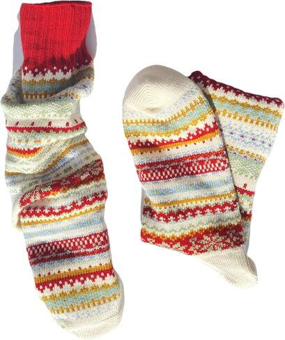 Nordic Thick Cotton Socks Men, Multicolor in Saudi Arabia