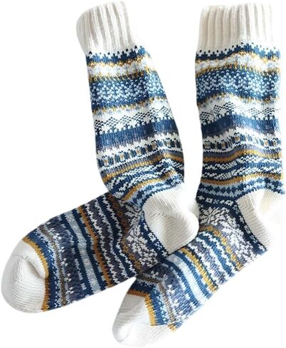 Nordic Thick Cotton Socks Men, Multicolor in Saudi Arabia