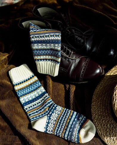 Nordic Thick Cotton Socks Men, Multicolor in Saudi Arabia