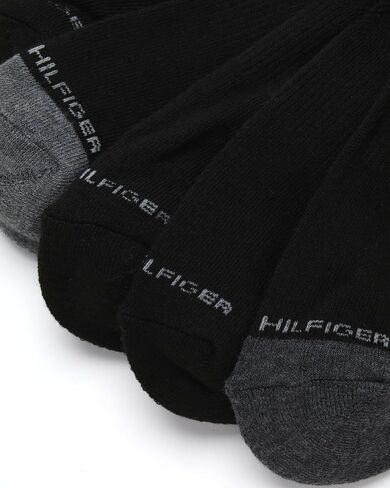 Tommy Hilfiger Men's Crew Socks - 5 Pack Performance Stretch Cushion Crew Socks - Athletic Socks for Men (Shoe Size: 7-12) in Kuwait